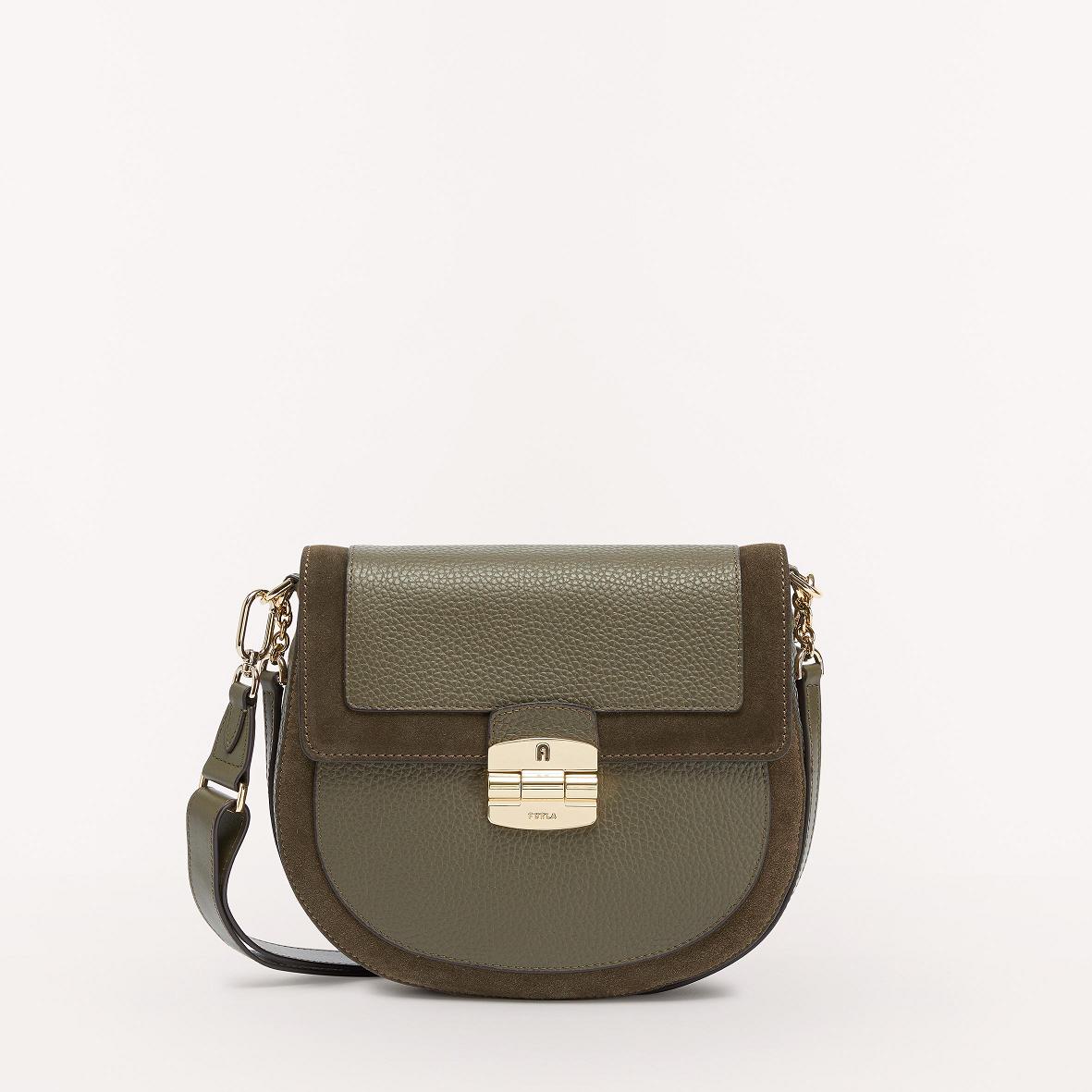 Furla Club 2 Tasker Tilbud - Crossbody Dame Grøn VYW794612